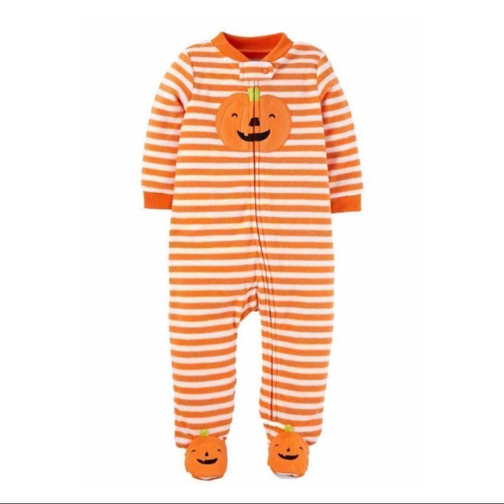 𝅺NWT CARTER’S PUMPKIN HALLOWEEN SLEEPER
